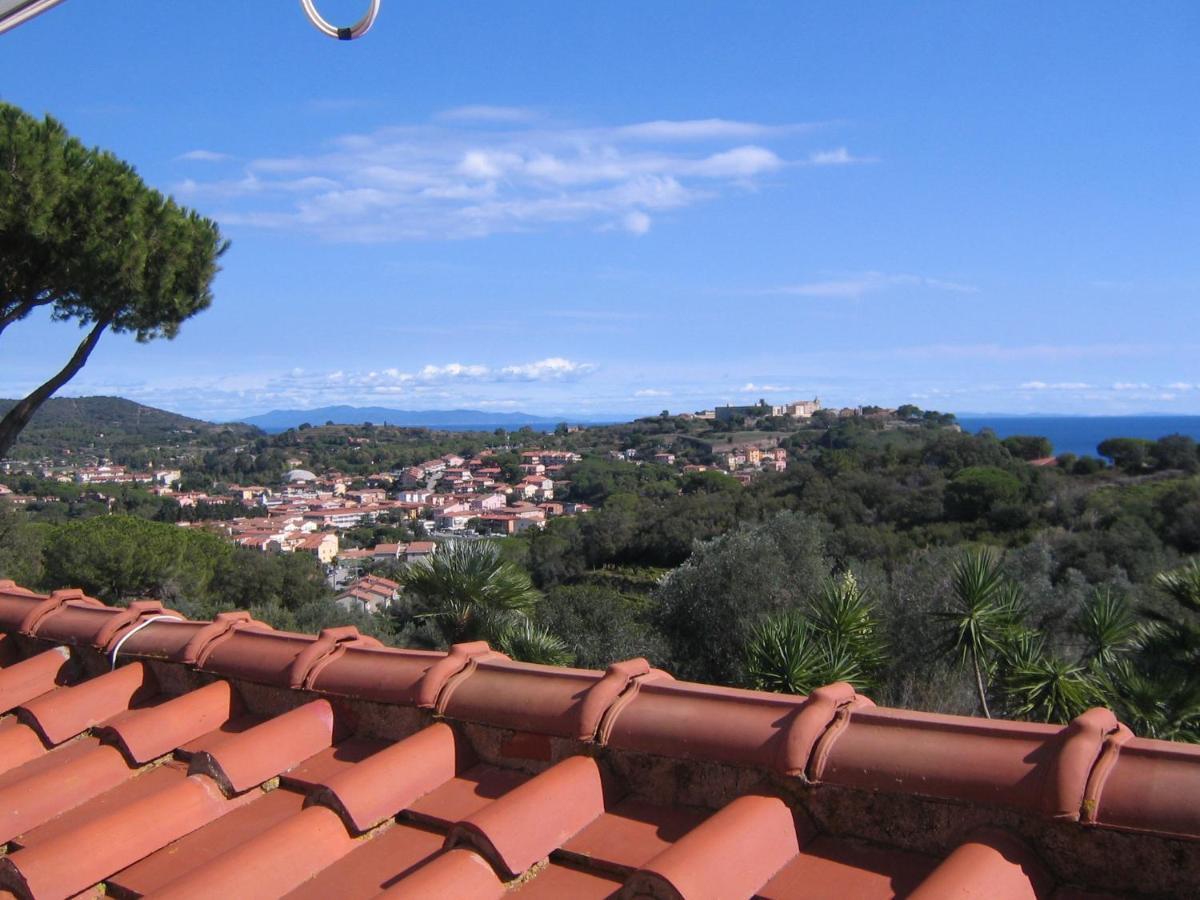 Studio-Appartment In Landhaus Mit Meerblick Porto Azzurro Zewnętrze zdjęcie