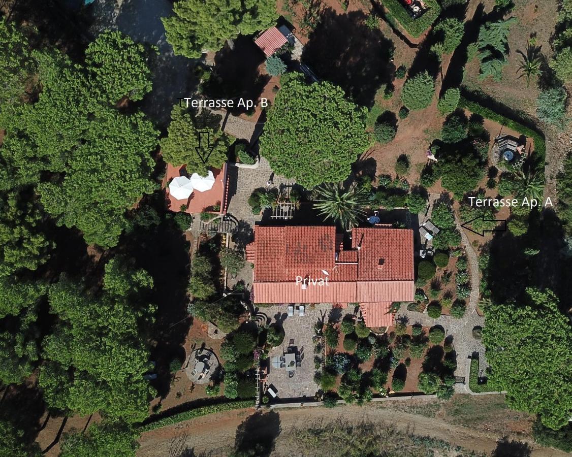 Studio-Appartment In Landhaus Mit Meerblick Porto Azzurro Zewnętrze zdjęcie