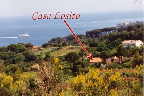 Studio-Appartment In Landhaus Mit Meerblick Porto Azzurro Zewnętrze zdjęcie